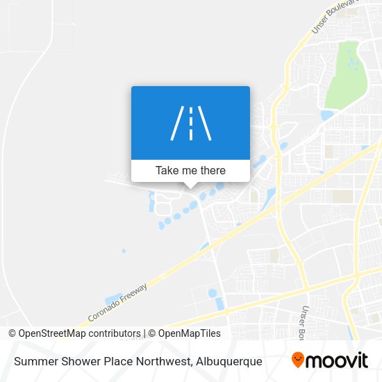 Mapa de Summer Shower Place Northwest