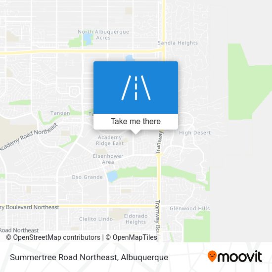 Mapa de Summertree Road Northeast