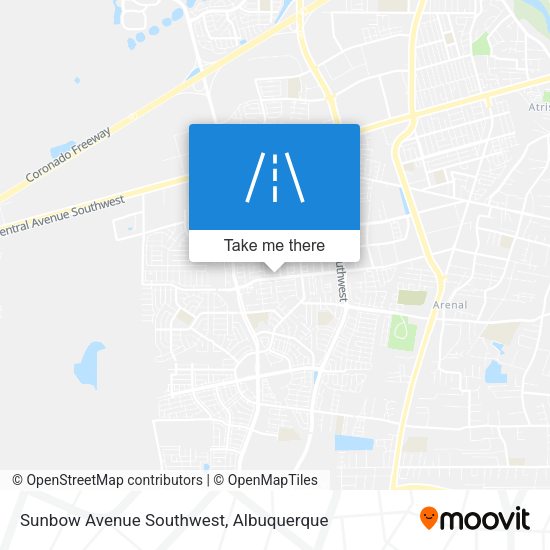 Mapa de Sunbow Avenue Southwest
