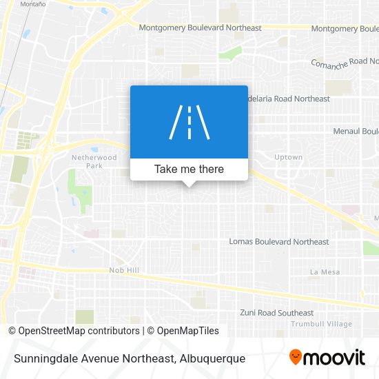 Sunningdale Avenue Northeast map