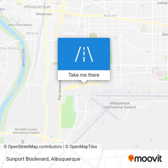 Mapa de Sunport Boulevard