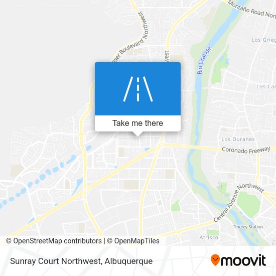 Mapa de Sunray Court Northwest