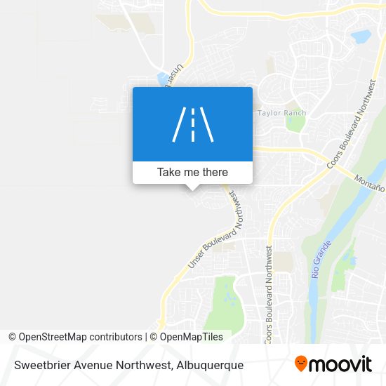 Mapa de Sweetbrier Avenue Northwest