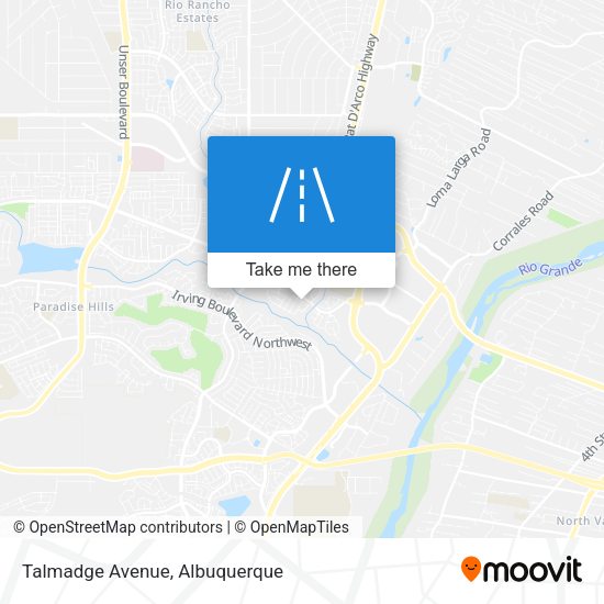 Talmadge Avenue map