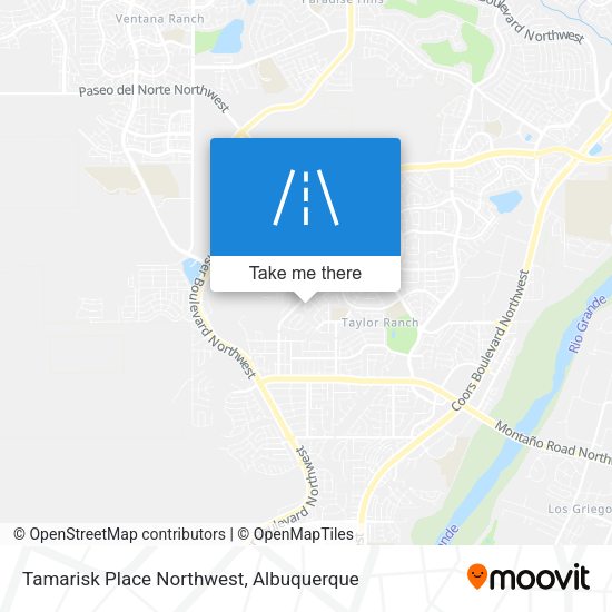 Tamarisk Place Northwest map