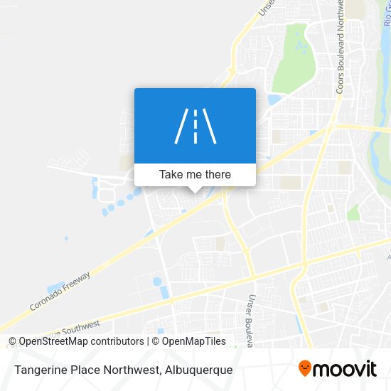Tangerine Place Northwest map