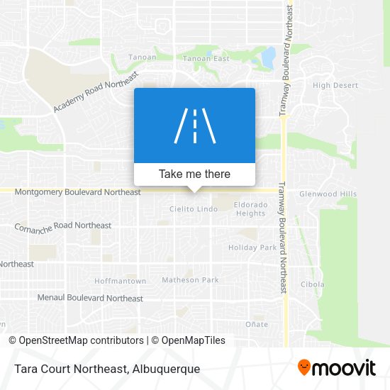 Mapa de Tara Court Northeast