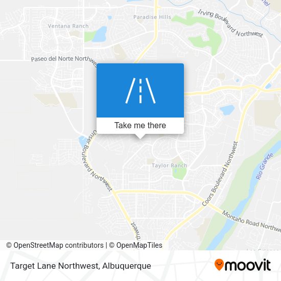 Target Lane Northwest map