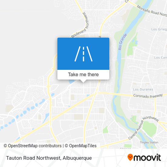 Tauton Road Northwest map