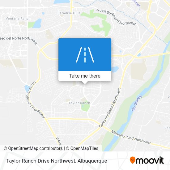 Taylor Ranch Drive Northwest map