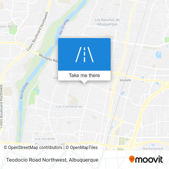 Teodocio Road Northwest map