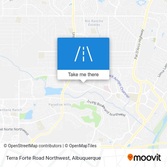 Terra Forte Road Northwest map