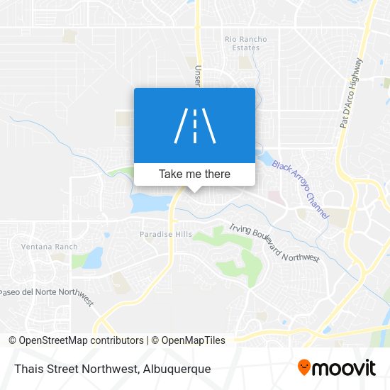 Thais Street Northwest map