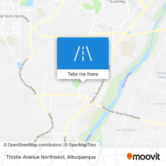 Mapa de Thistle Avenue Northwest