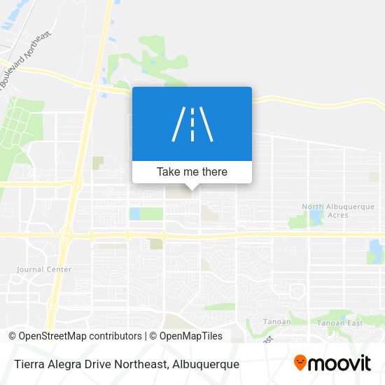 Tierra Alegra Drive Northeast map