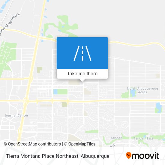 Tierra Montana Place Northeast map