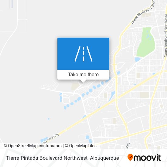 Mapa de Tierra Pintada Boulevard Northwest