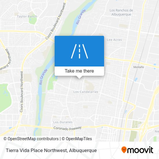 Tierra Vida Place Northwest map