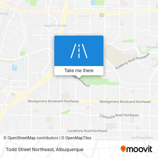 Todd Street Northeast map