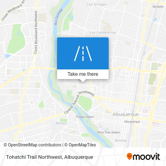 Mapa de Tohatchi Trail Northwest