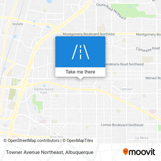 Mapa de Towner Avenue Northeast