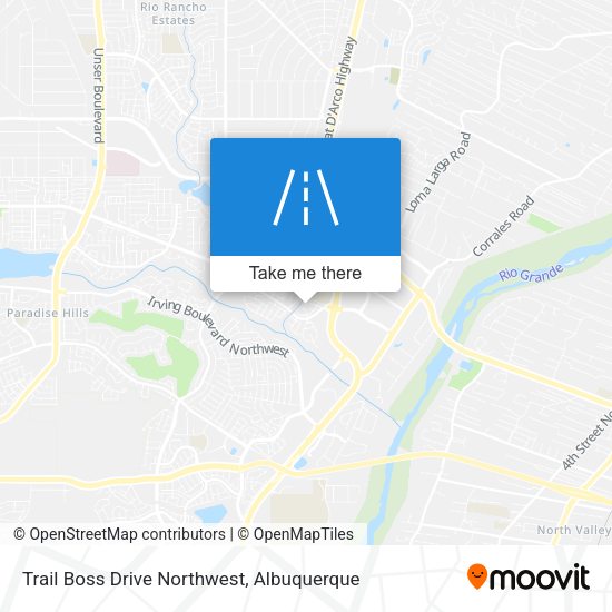 Trail Boss Drive Northwest map