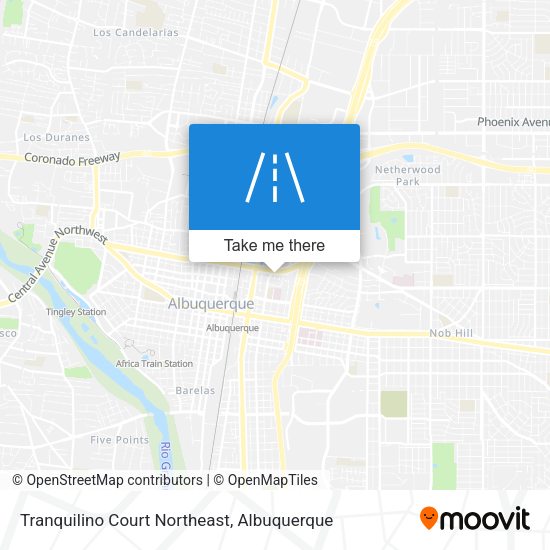 Tranquilino Court Northeast map