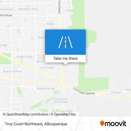 Troy Court Northeast map