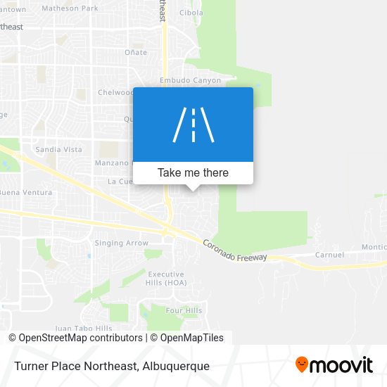Turner Place Northeast map