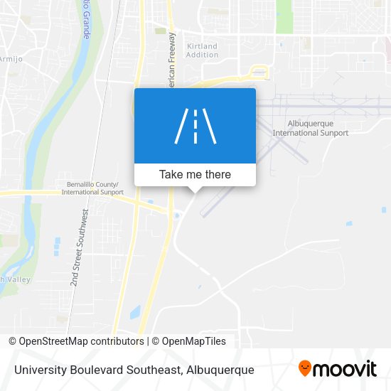 University Boulevard Southeast map