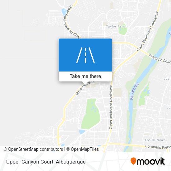 Upper Canyon Court map