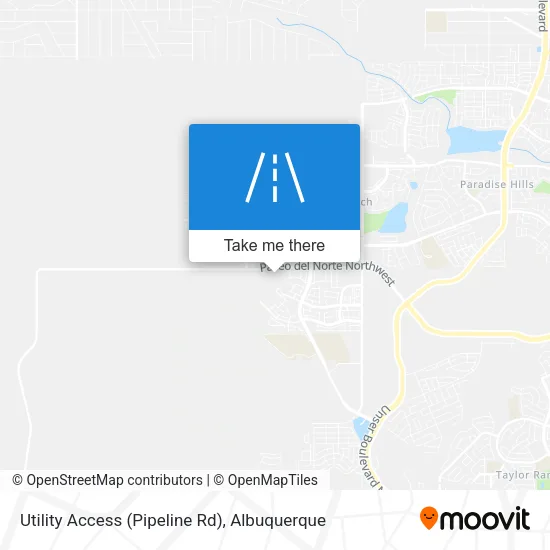 Mapa de Utility Access (Pipeline Rd)