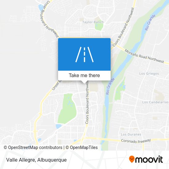 Mapa de Valle Allegre