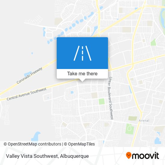 Valley Vista Southwest map