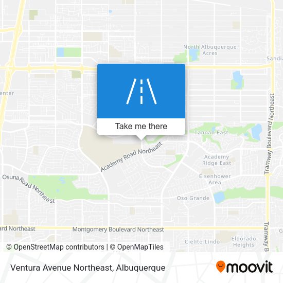 Ventura Avenue Northeast map