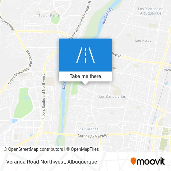 Mapa de Veranda Road Northwest