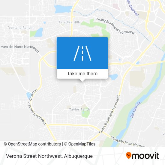 Mapa de Verona Street Northwest