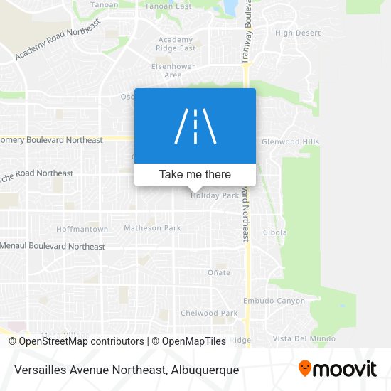 Mapa de Versailles Avenue Northeast