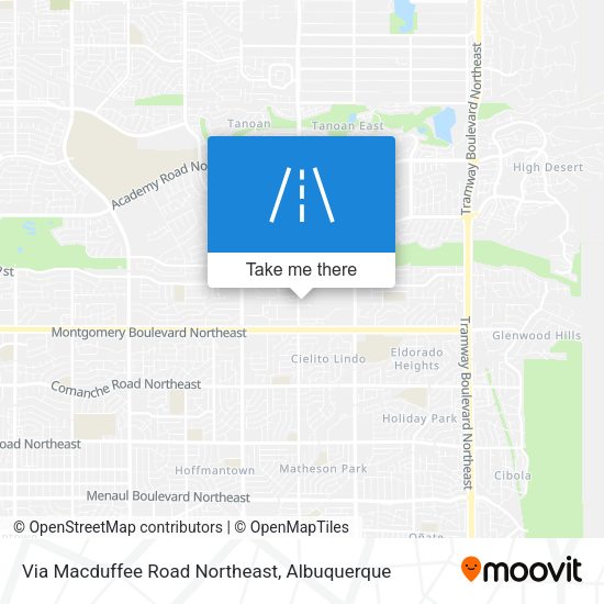Mapa de Via Macduffee Road Northeast