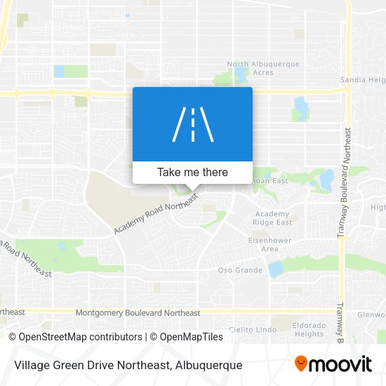 Mapa de Village Green Drive Northeast