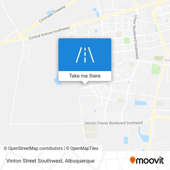 Mapa de Vinton Street Southwest