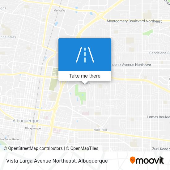 Vista Larga Avenue Northeast map