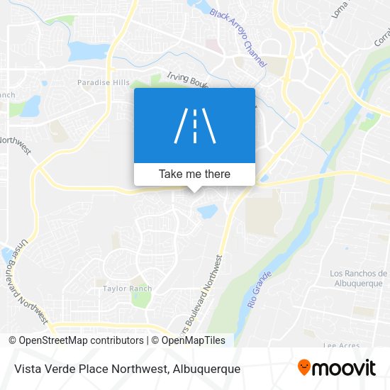 Mapa de Vista Verde Place Northwest
