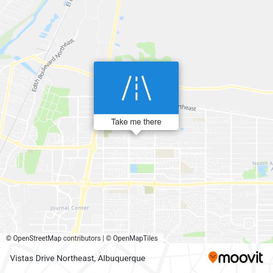 Vistas Drive Northeast map