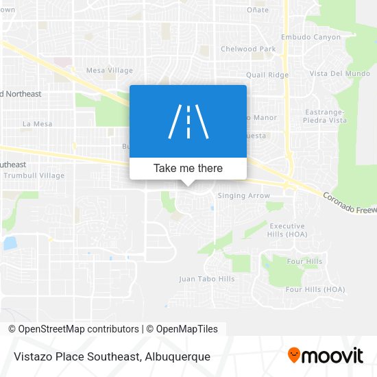 Mapa de Vistazo Place Southeast