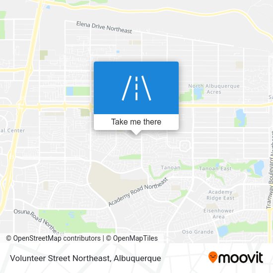 Volunteer Street Northeast map