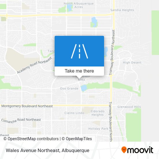 Mapa de Wales Avenue Northeast