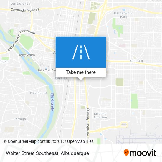 Walter Street Southeast map