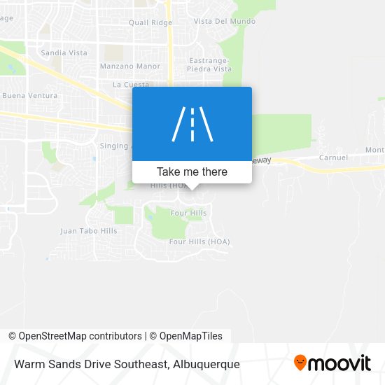 Mapa de Warm Sands Drive Southeast