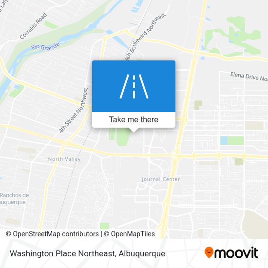 Mapa de Washington Place Northeast